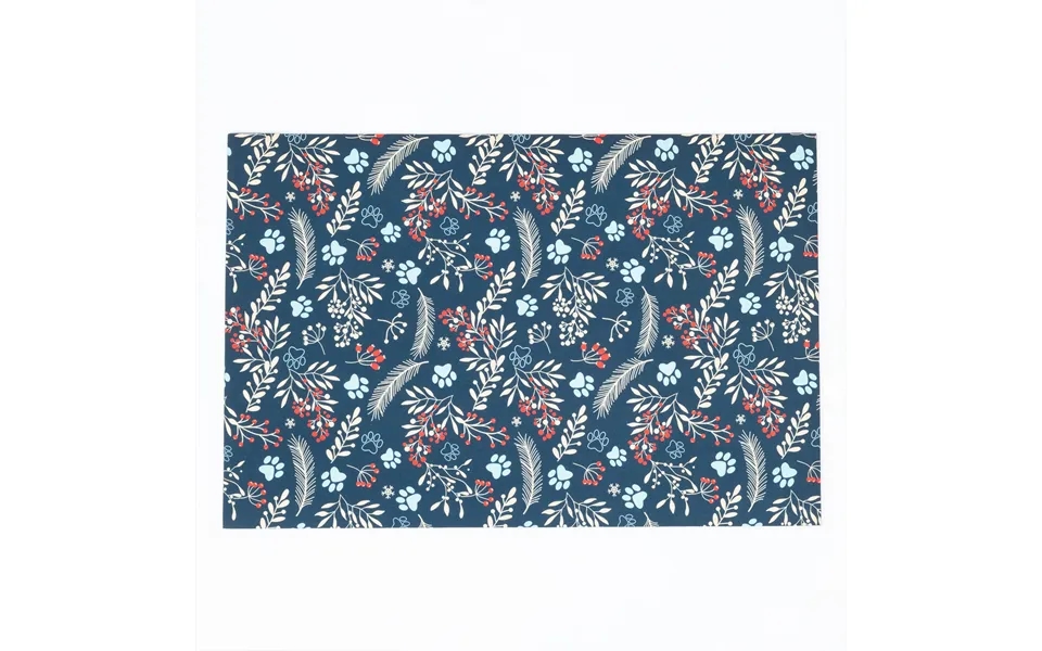 Winter Sprigs & Paws Indoor Outdoor Mat - Winter Sprigs & Paws