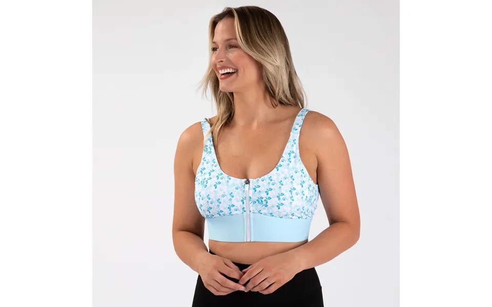 Zip Front Sports Bra - Filagree