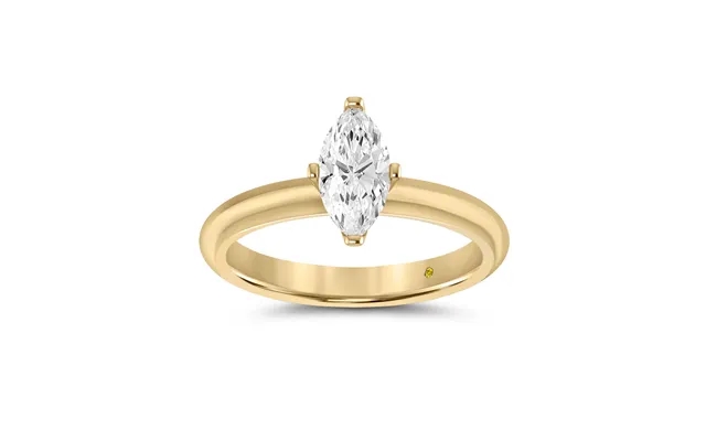 Celest Marquise Lab Grown Diamond Solitaire Ring 10k Yellow Gold 2 Ct product image