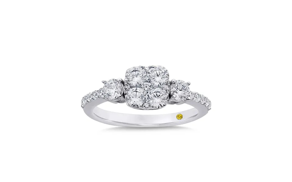 Giselle Lab Grown Diamond Ring 18k White Gold 1 1 2 Ct. Tw.