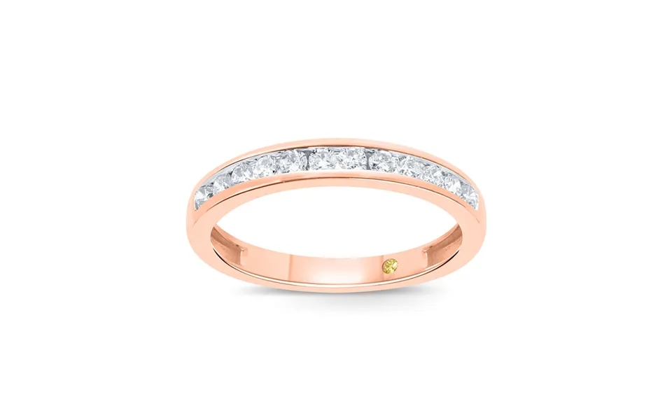 Jaipur Channel Set Lab Grown Diamond Ring 18k Rose Gold 1 2 Ct