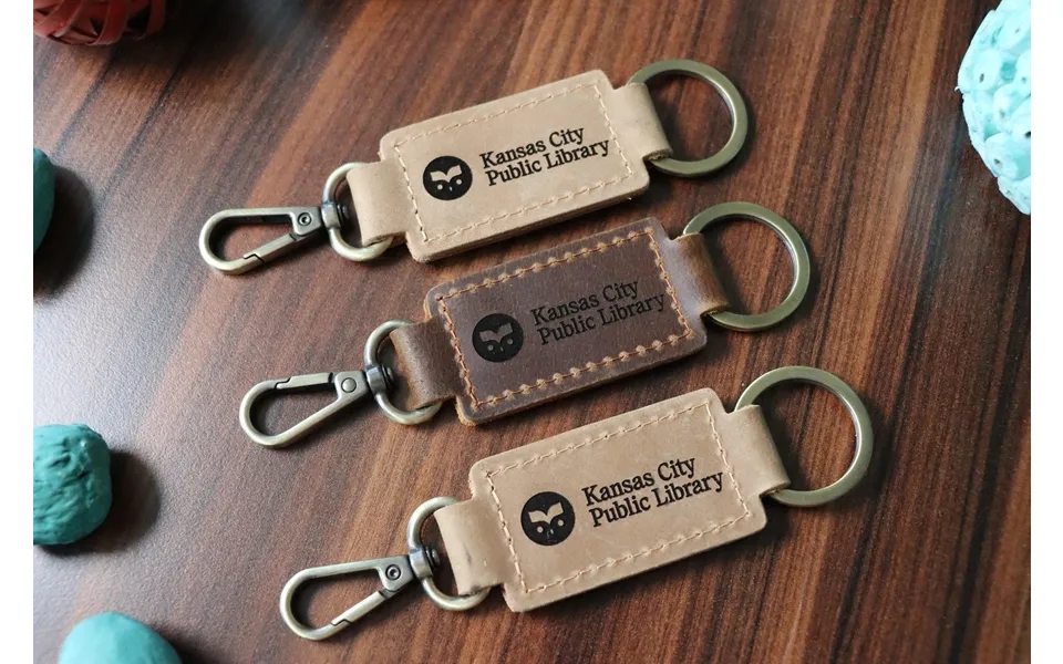 15 Pcs Library Member Keychains With Heavy Duty Ring & Clasp