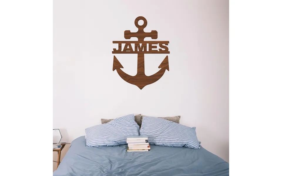 Anchor Name Wood Sign
