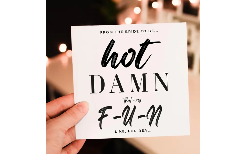 Bachelorette Party Thank You Cards