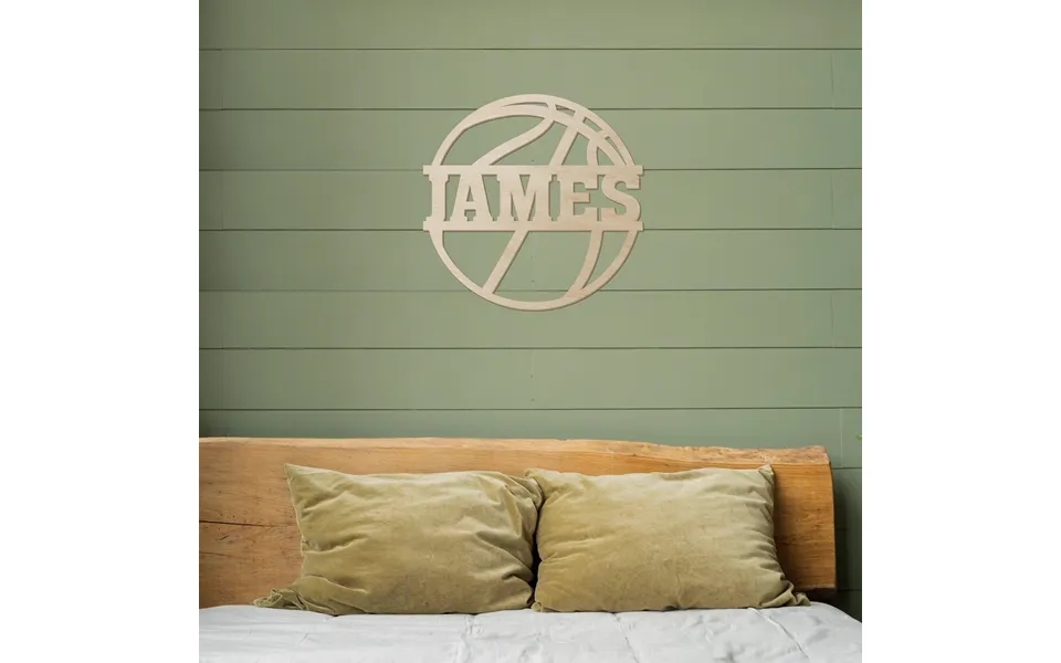 Basketball Name Wood Sign