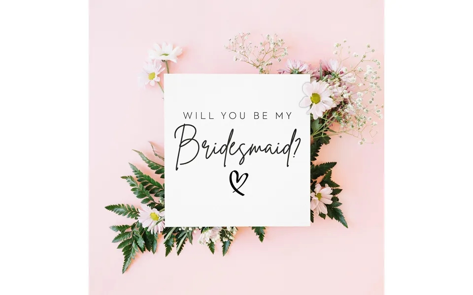 Bridesmaid Proposal Card