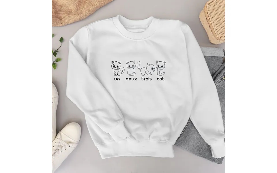 Cat Sweatshirt - Un Deux Trois Cat Sweatshirt