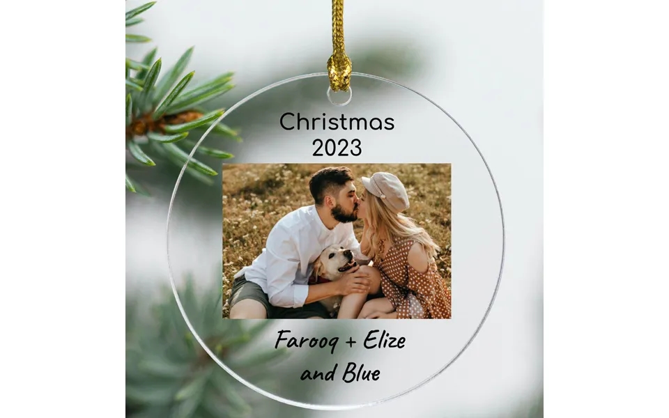 Custom Photo Ornament - Acrylic