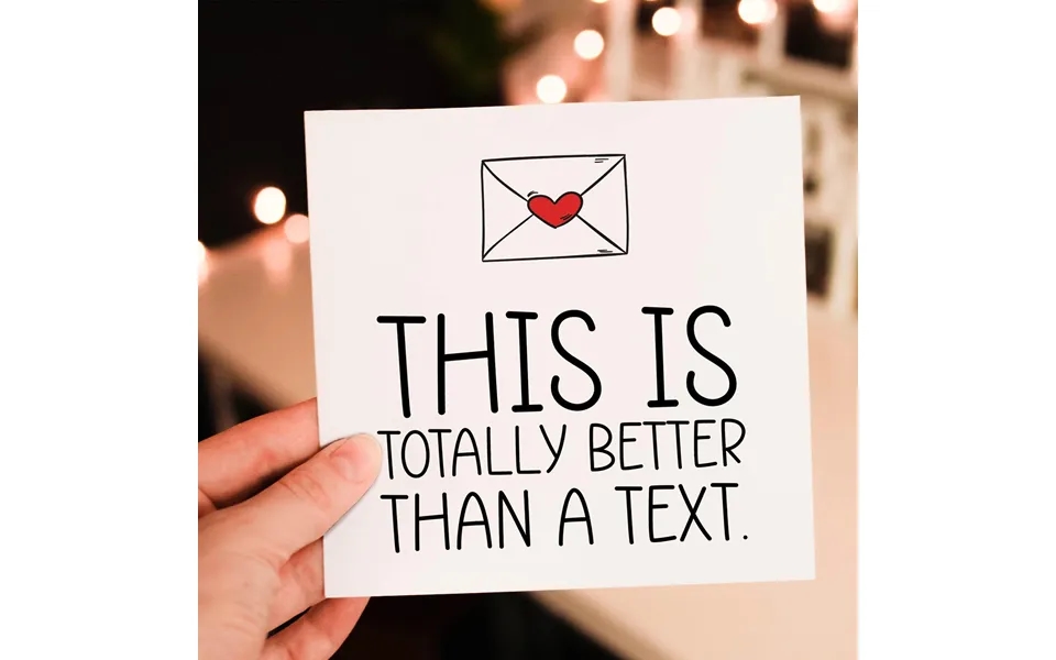 Cute Sarcastic Long Distance Relationship Greeting Card