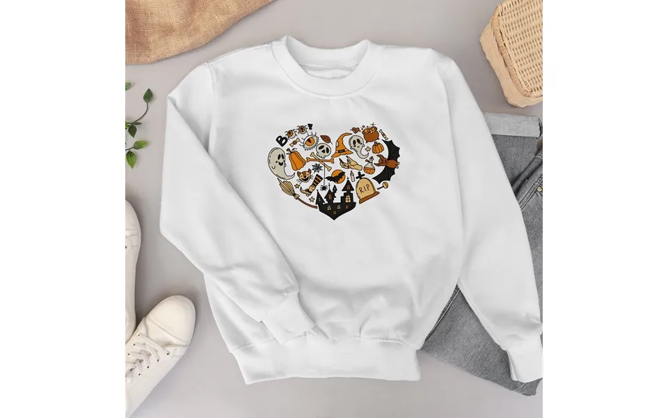 Halloween Doodles Hearth Shirt Gift For Halloween Moms - Cute Halloween Tshirt