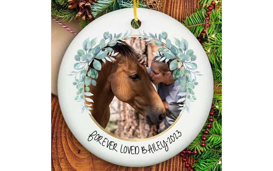 Horse Memorial Ornament - Ceramic