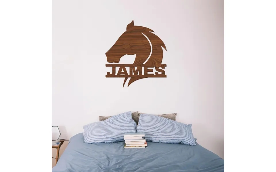 Horse Wood Name Sign