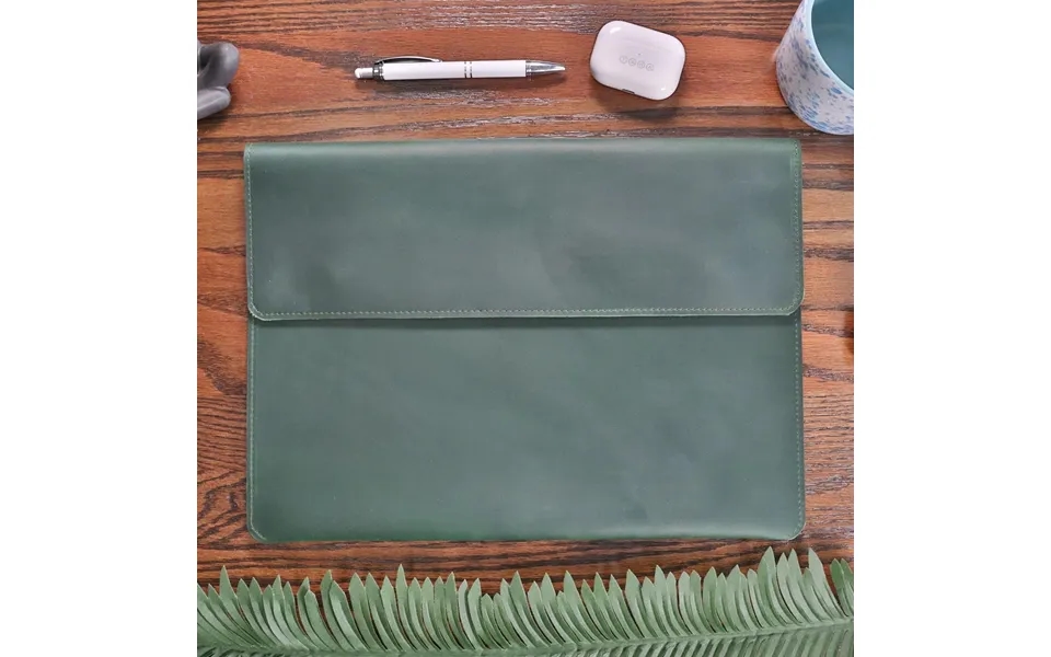 Leather Portfolio Document Organizer - Real Leather