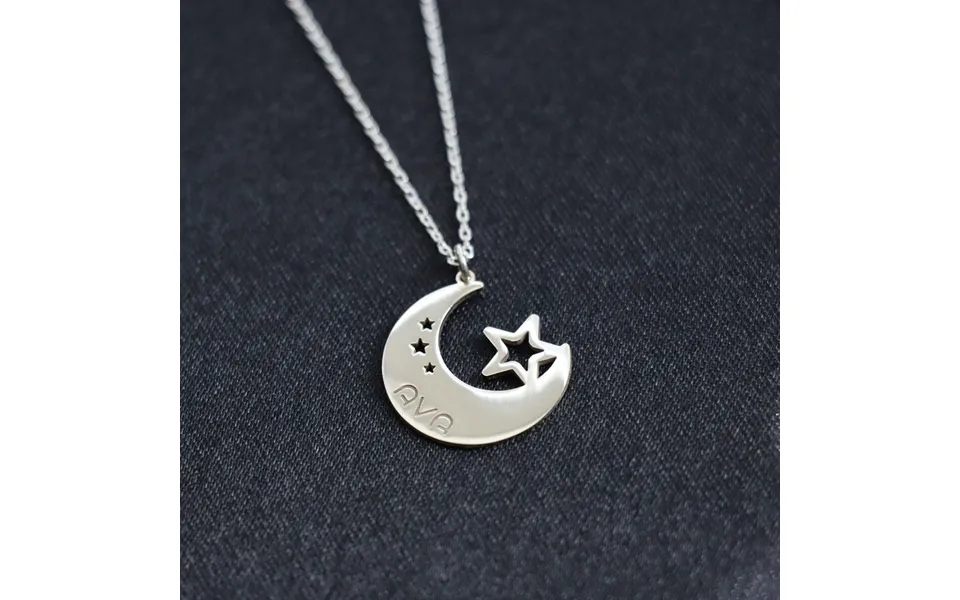 Moon Star Necklace - Crescent Moon Necklace For