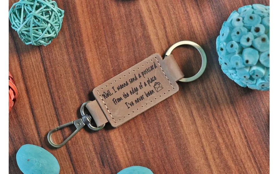 Music Lyrics Keychain