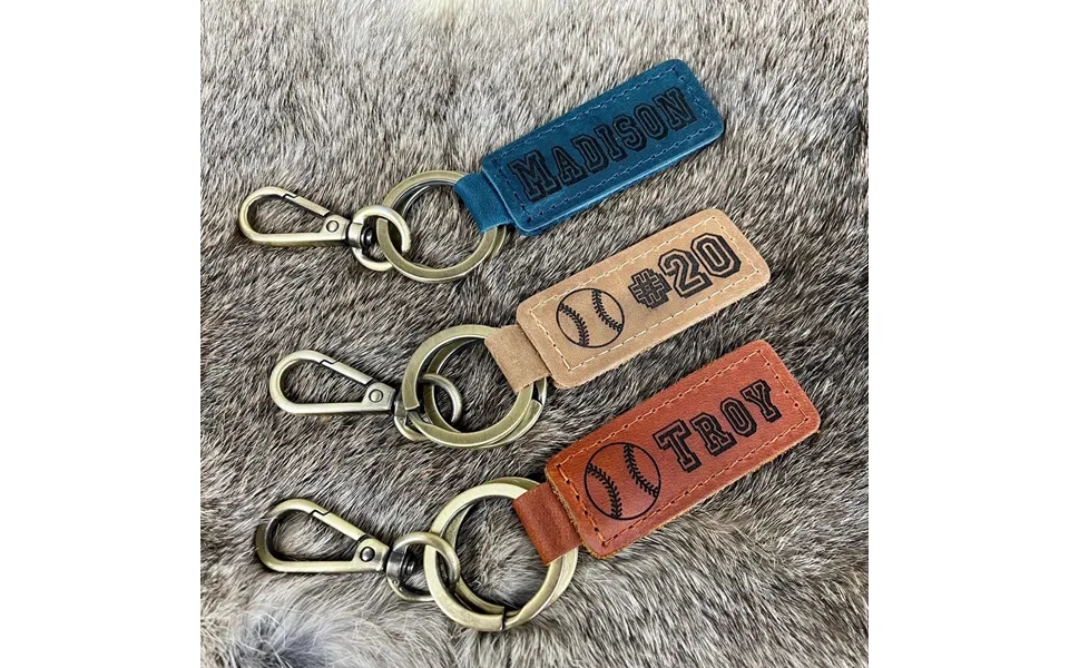 Personalized Baseball Keychains