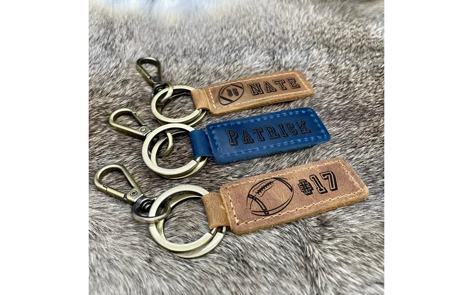Personalized Football Keychains
