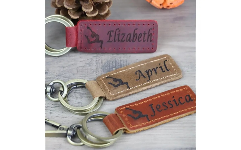 Personalized Gymnastic Keychains