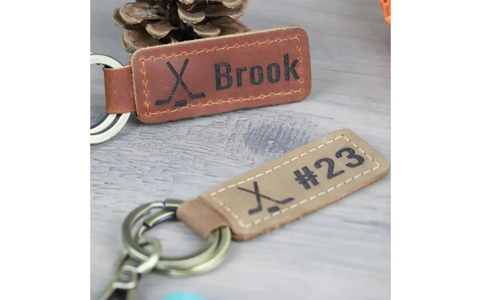 Personalized Ice Hockey Keychains