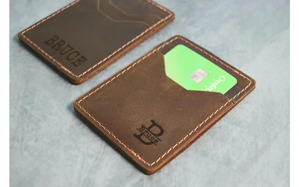 Personalized Slim Card Wallet - Christmas Gift