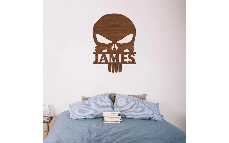 Punisher Wood Name Sign