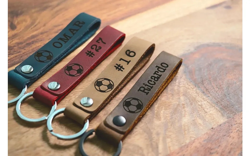 Slim Soccer Keychain - Soccer Team Gifts