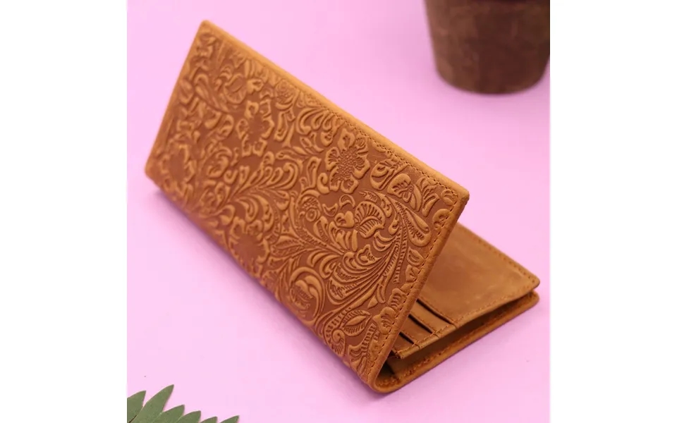 Stylish Long Leather Women Wallet - Real Leather