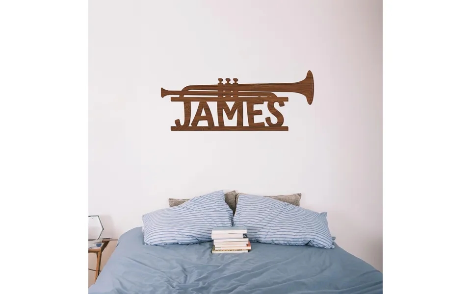 Trumpet Wood Name Sign