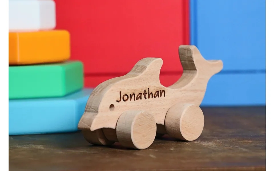 Wooden Dolphin Toy
