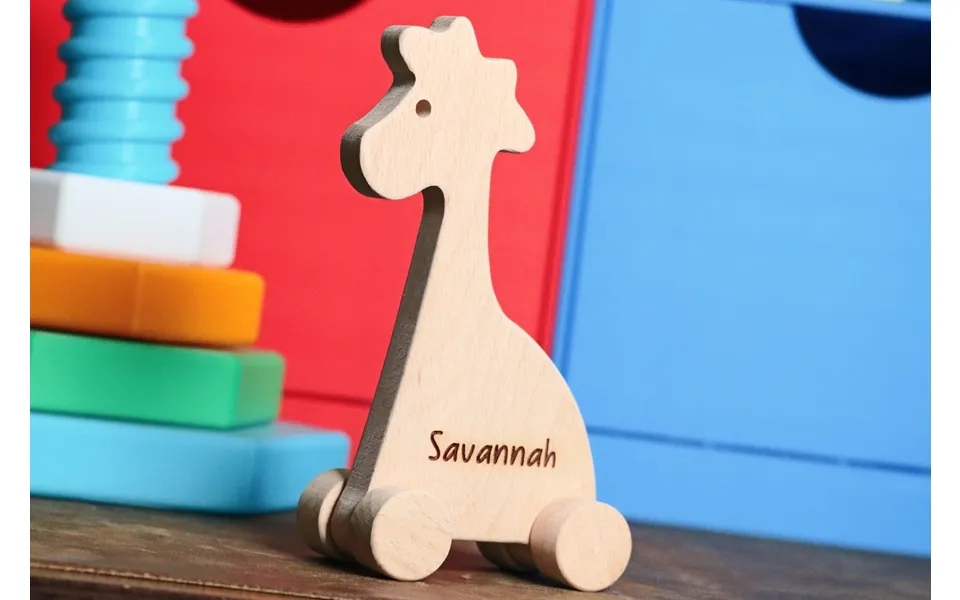 Wooden Giraffe Toy