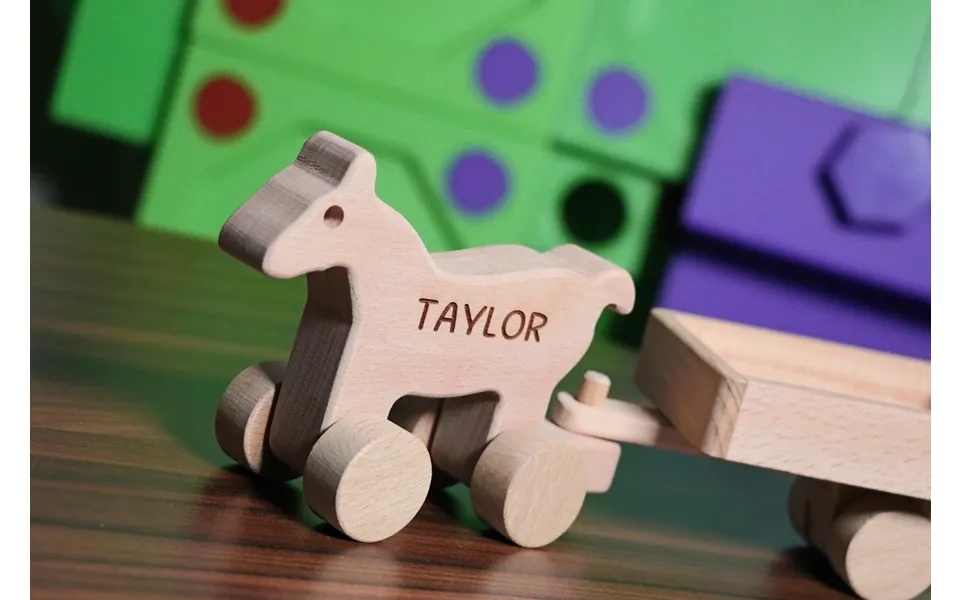 Wooden Toy Car - Horse