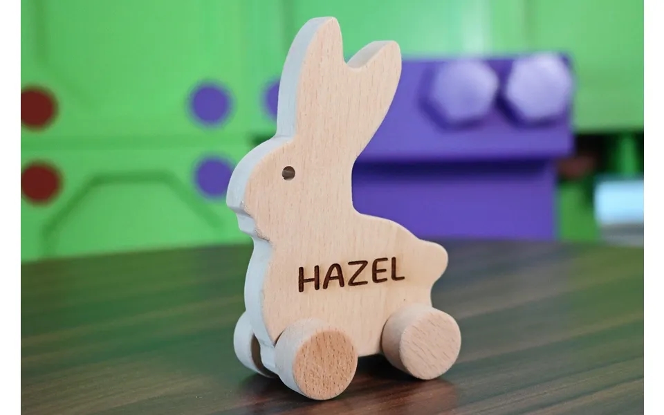 Wooden Toy Car - Rabbit