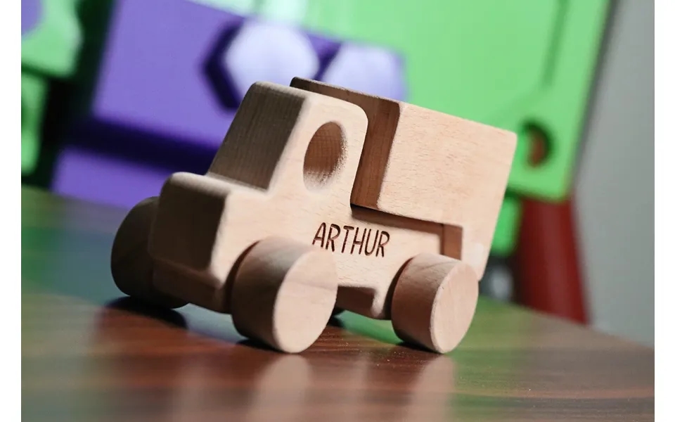 Wooden Toy Truck - Personalized