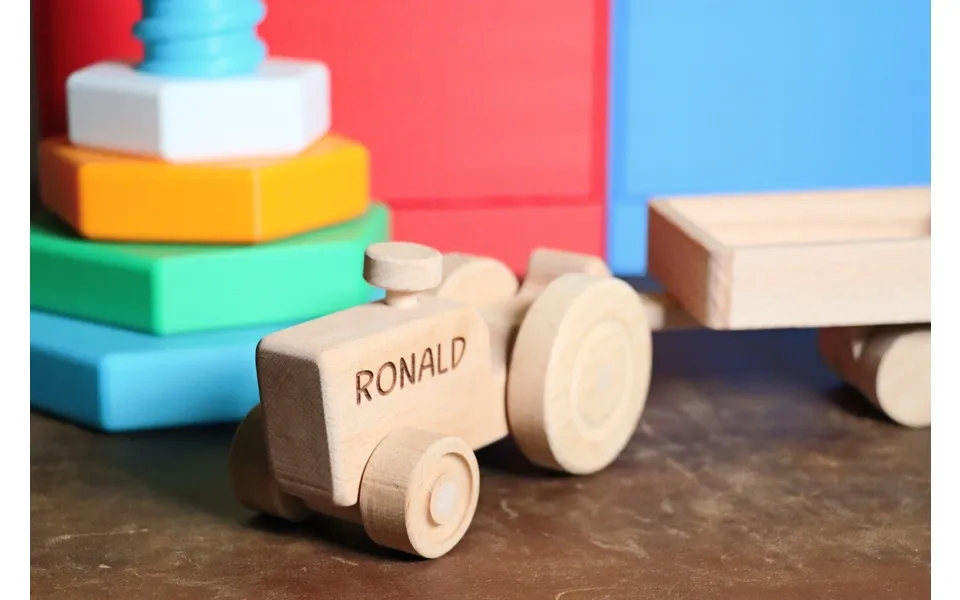 Wooden Tractor Toy