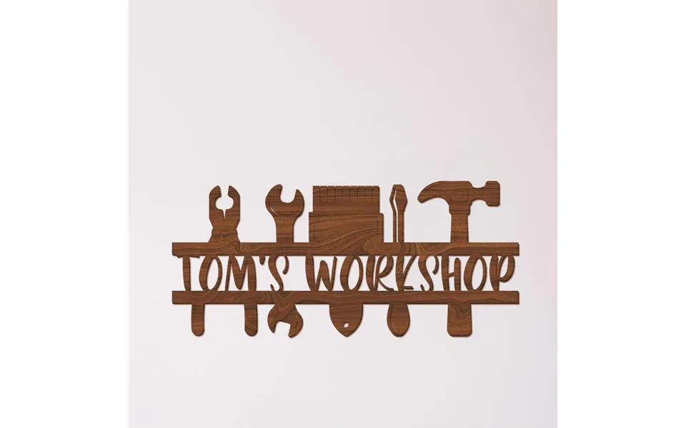 Workshop Wood Name Sign