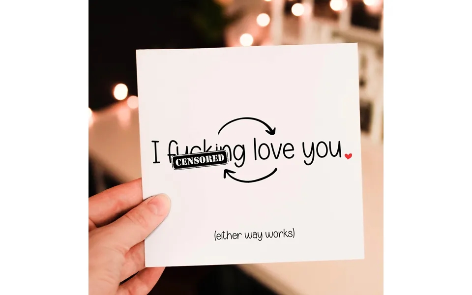 You Are My F-ing Person - Funny Love & Friendship Card
