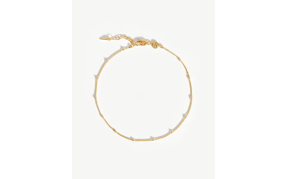Bobble Chain Anklet 18k Gold Vermeil
