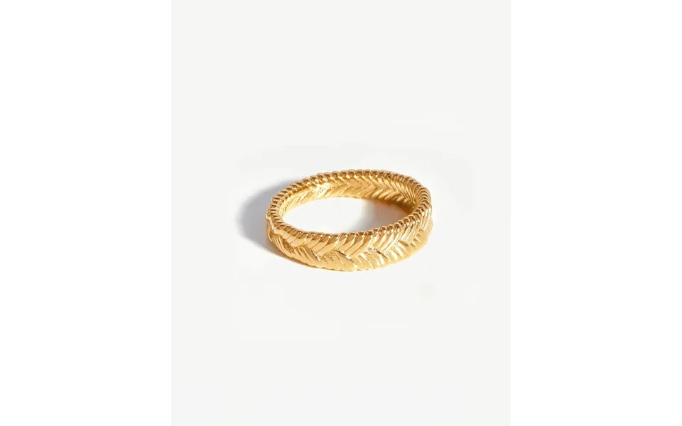 Braid Ring 18k Gold Plated