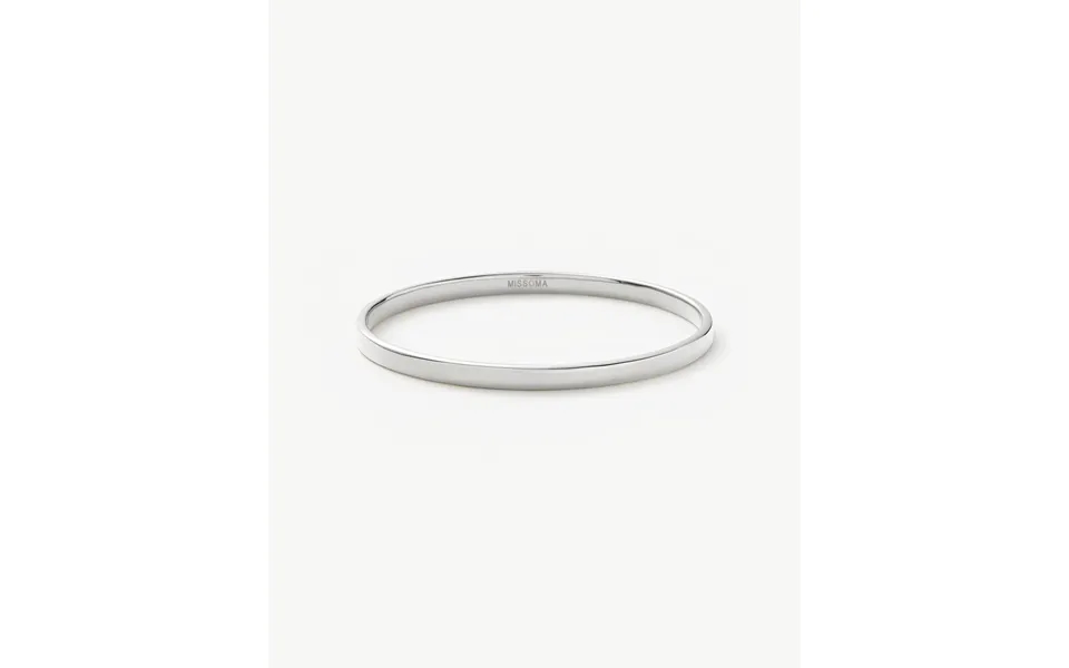 Classic Round Bangle Silver Plated
