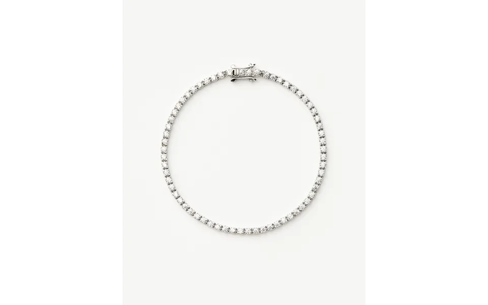 Classic Tennis Bracelet Sterling Silver Cubic Zirconia
