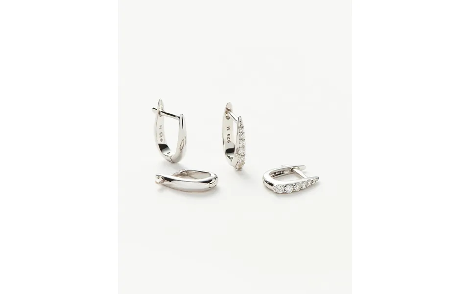 Claw Huggies Earring Set