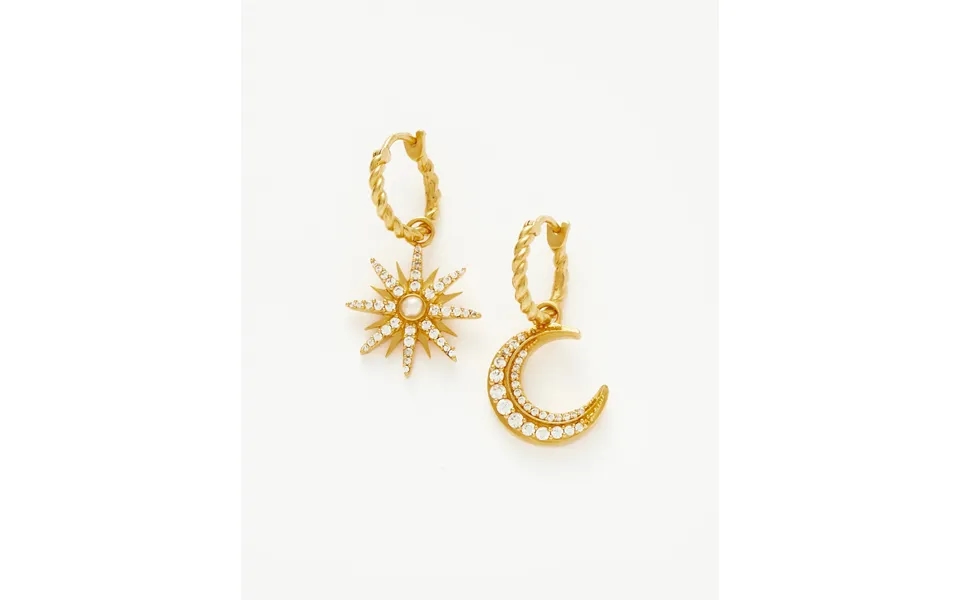 Harris Reed Moonlight Charm Hoop Earrings