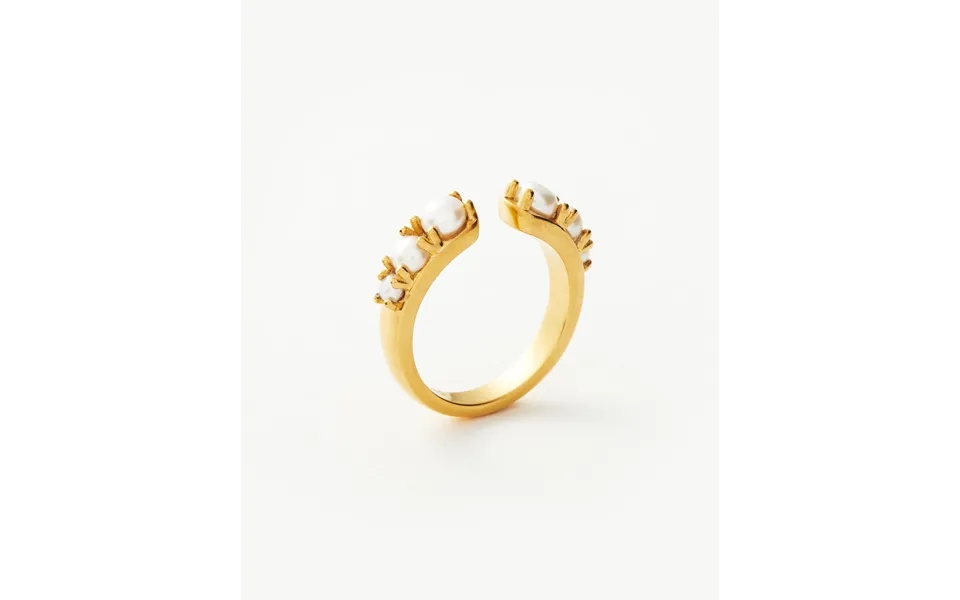 Harris Reed Openness Ring 18k Gold Vermeil Pearl
