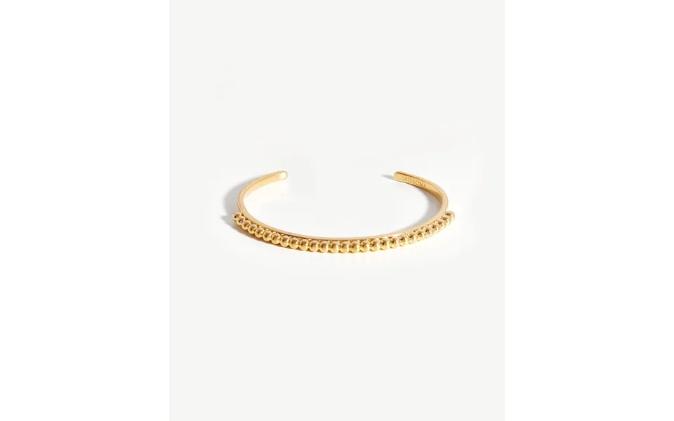 Lucy Williams Beaded Cuff 18k Gold Plated
