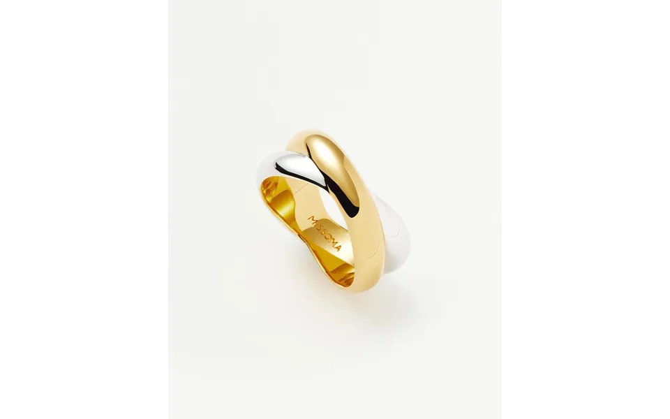 Lucy Williams Chunky Entwine Ring Mixed Metal