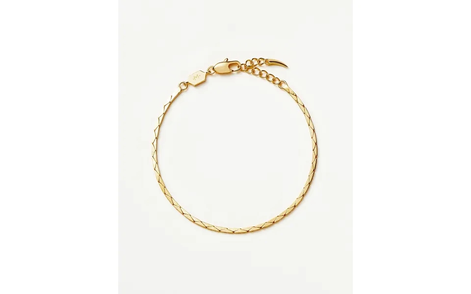 Lucy Williams Cobra Snake Chain Bracelet 18ct Gold Plated