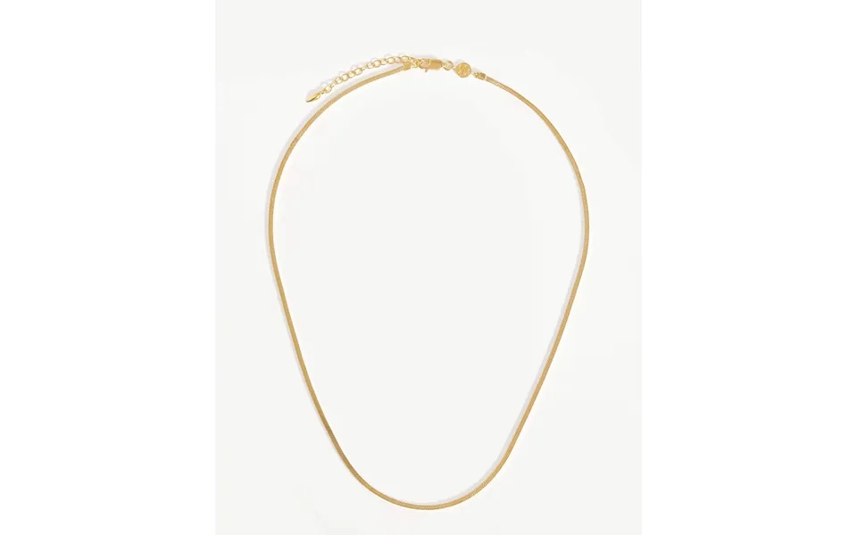 Lucy Williams Short Square Snake Chain Necklace