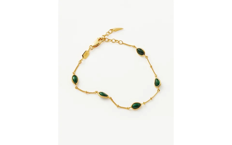 Magma Gemstone Charm Bracelet 18k Recycled Gold Vermeil On Recycled Sterling Silver