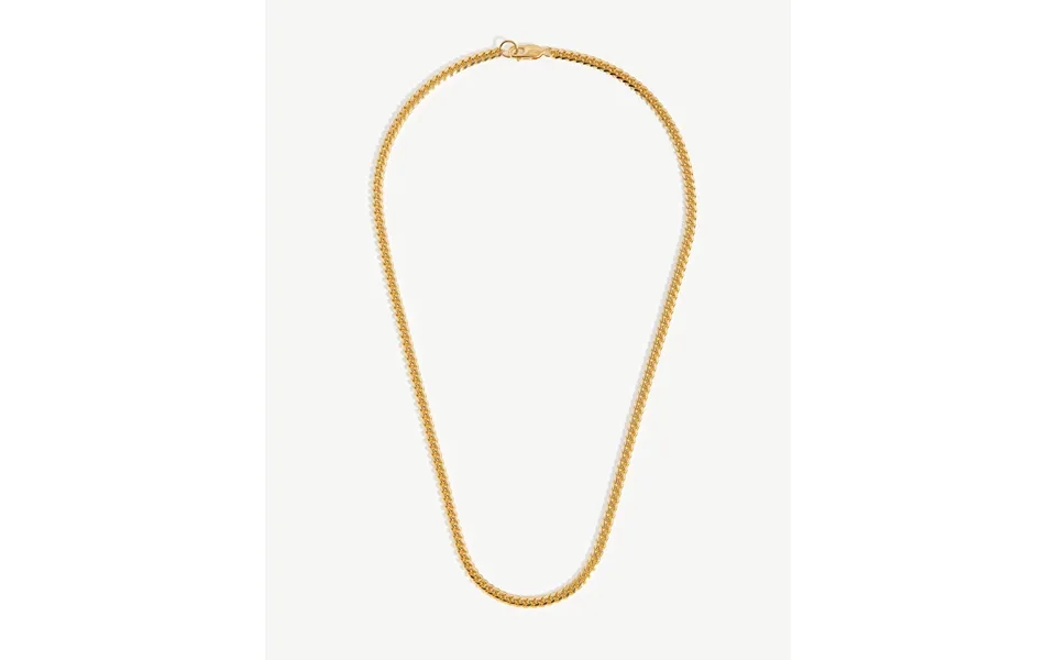 Mens Round Curb Chain Necklace