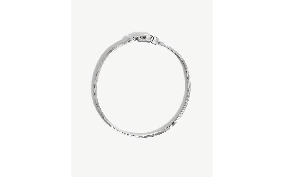 Mens Square Snake Chain Bracelet